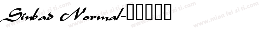 Sinbad Normal字体转换